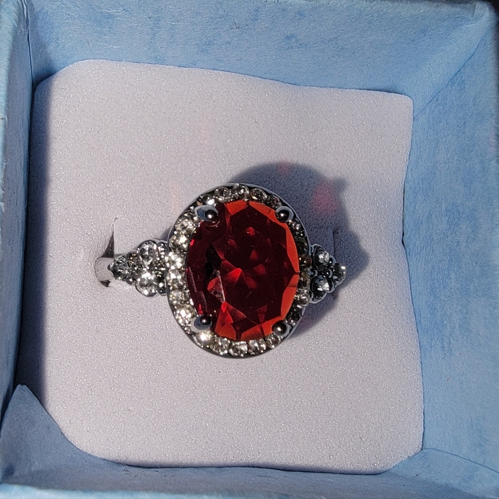 Ruby & Zirconia Ring